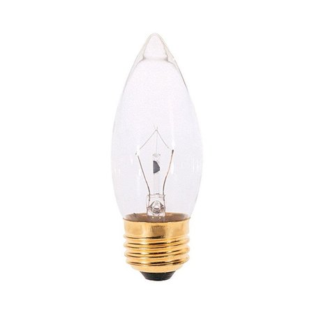 SATCO 25 W B11 Decorative Incandescent Bulb E26 (Medium) Soft White 2 pk S3731